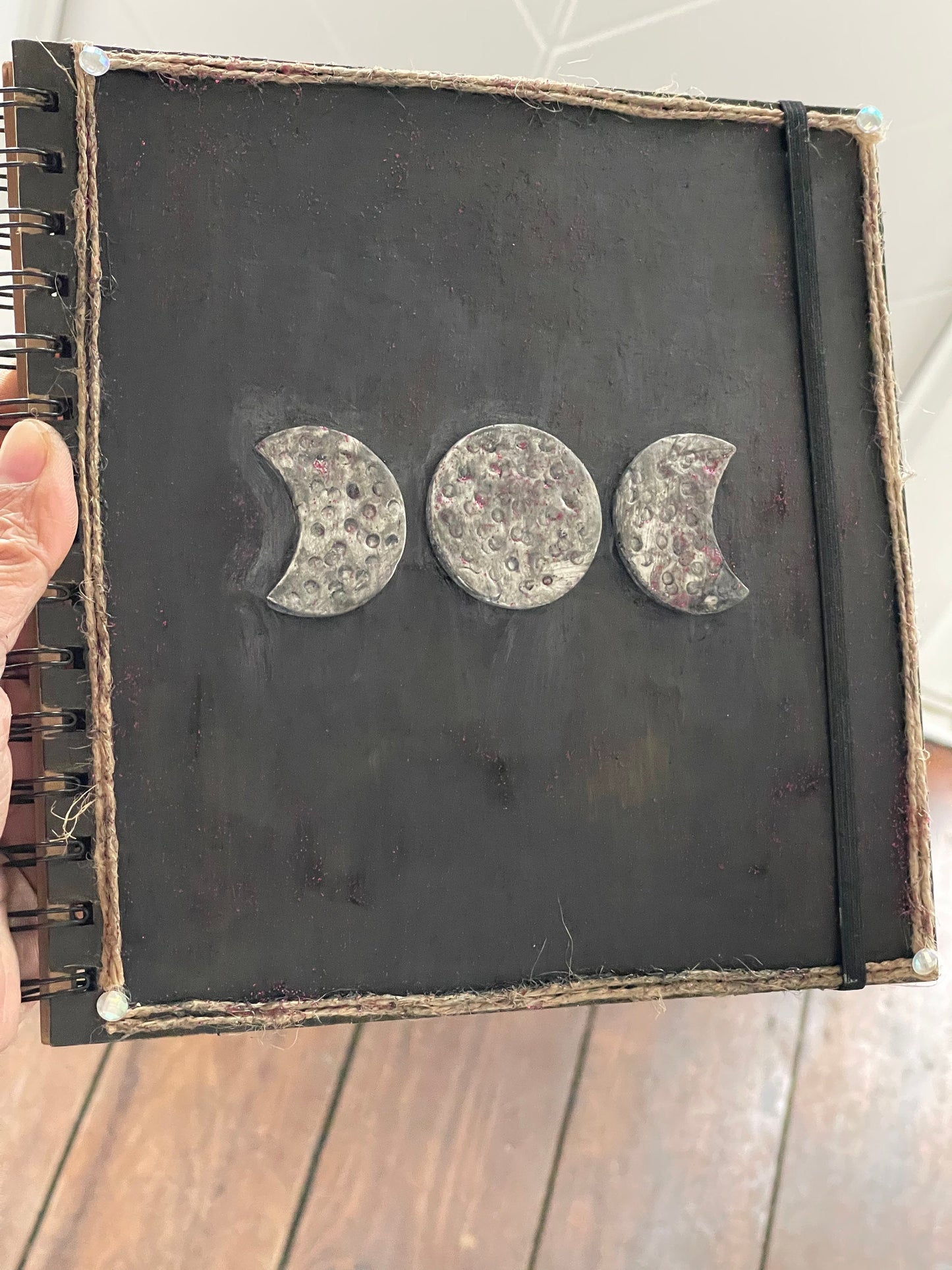 Handcrafted Moon Phases Journal/Diary/Book of Shadows Sketch Book Pagan Witch Wicca